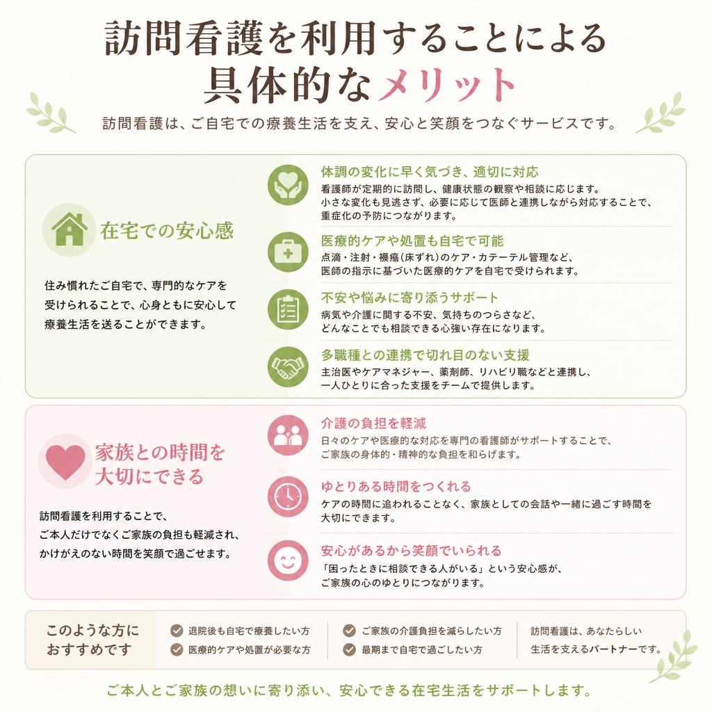 訪問看護のメリット