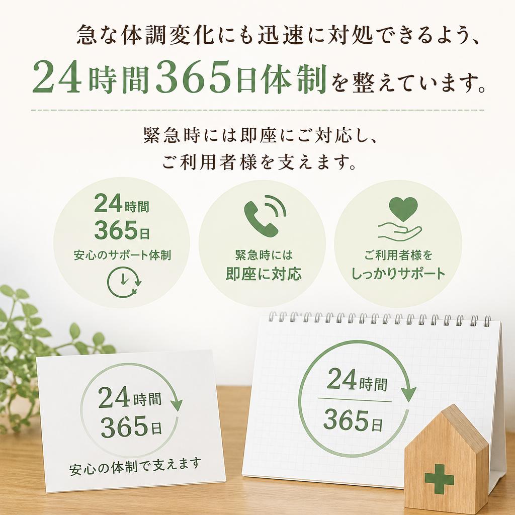 24時間365日体制の緊急対応