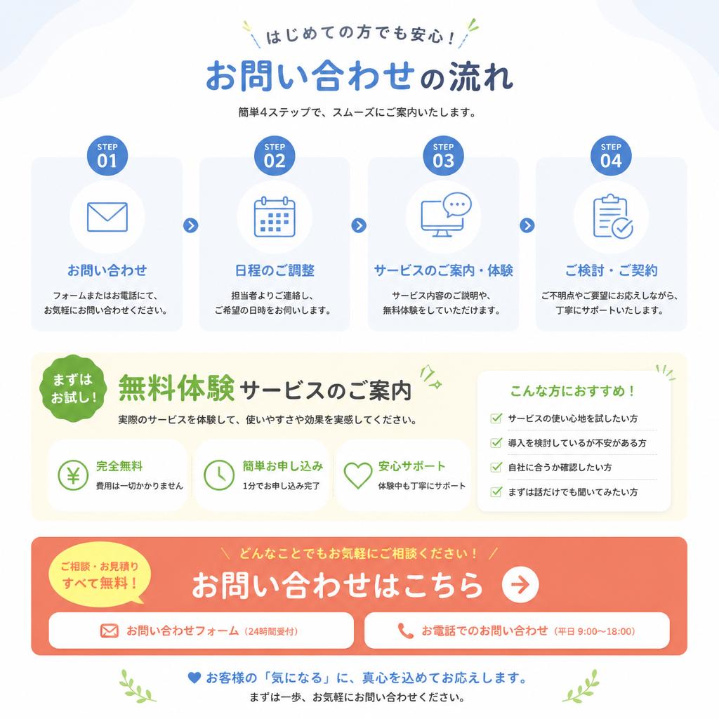 まずはご相談を