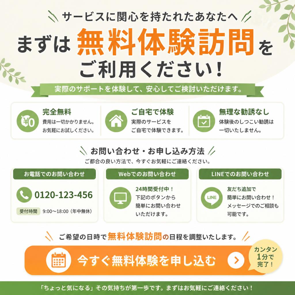 今すぐお問い合わせを！