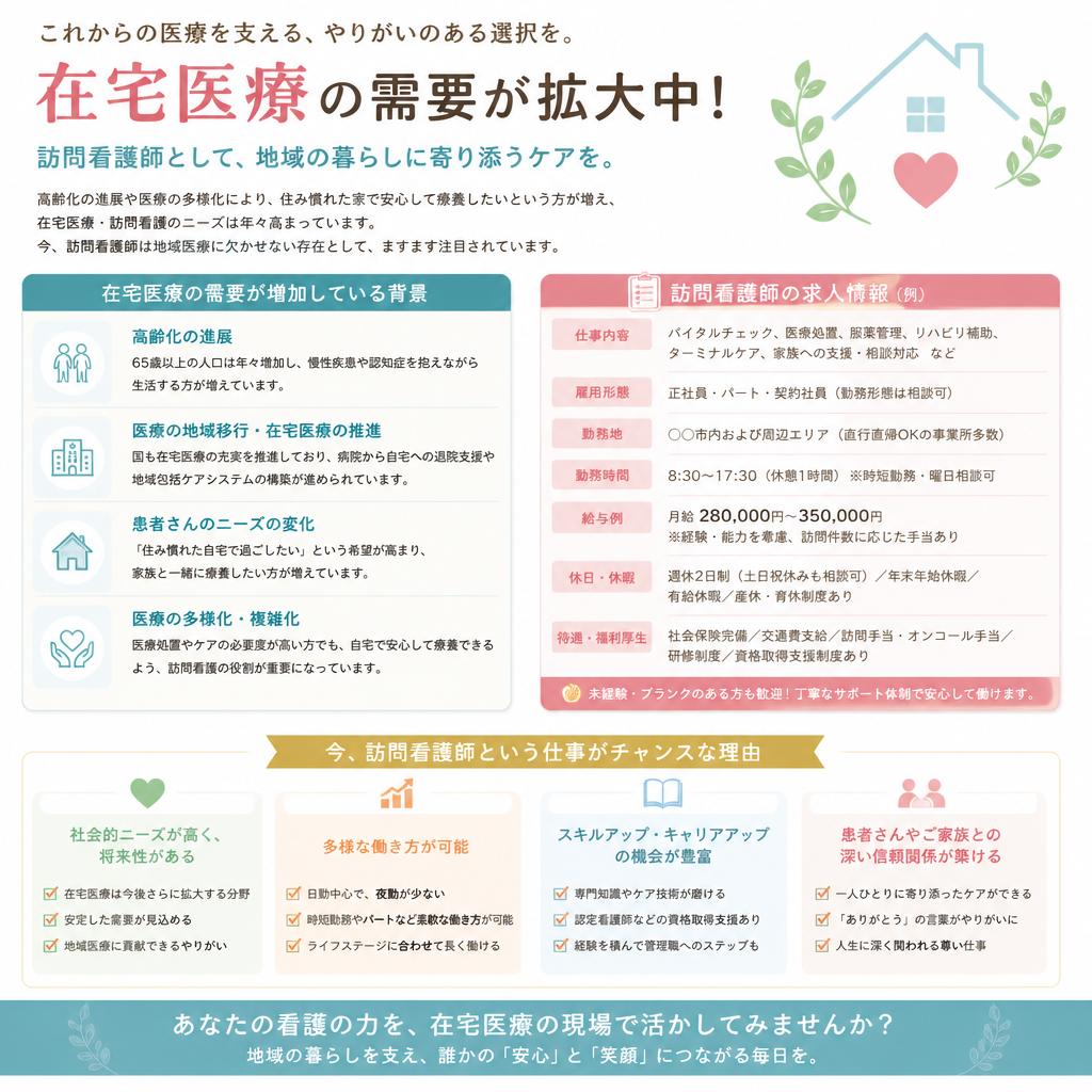 在宅医療の需要と求人情報