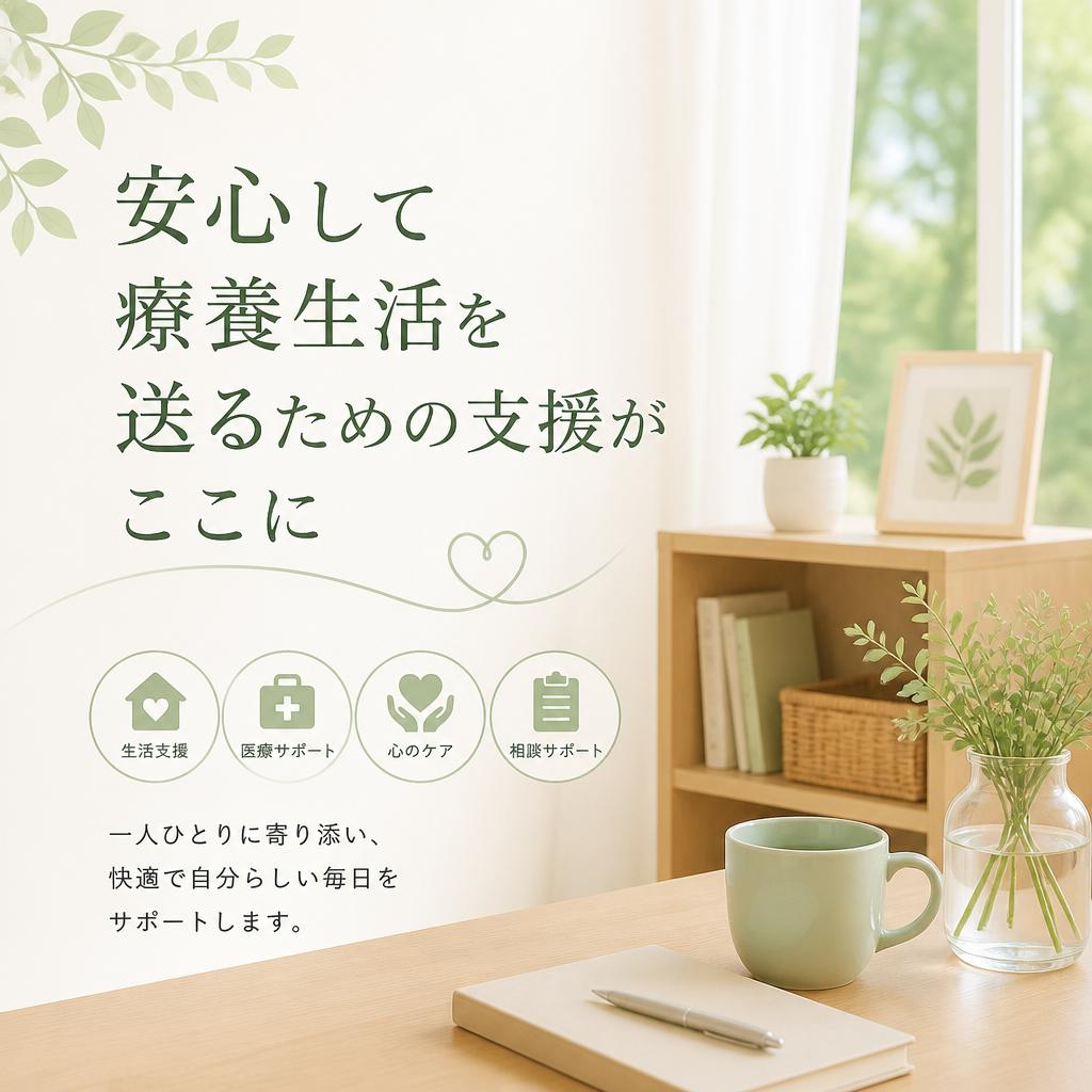 安心して療養生活を送るための支援がここに