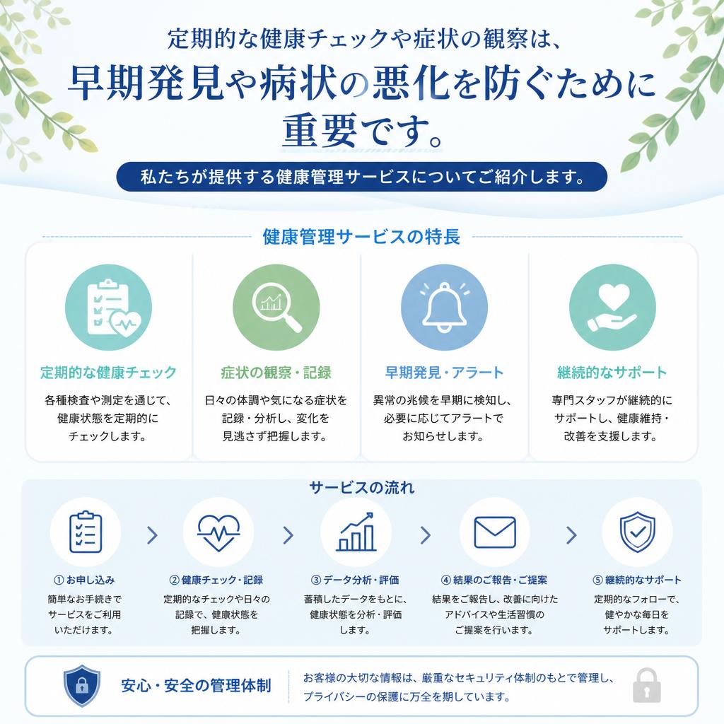 健康管理の重要性